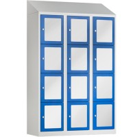 BASIC Locker with 12 transparent doors